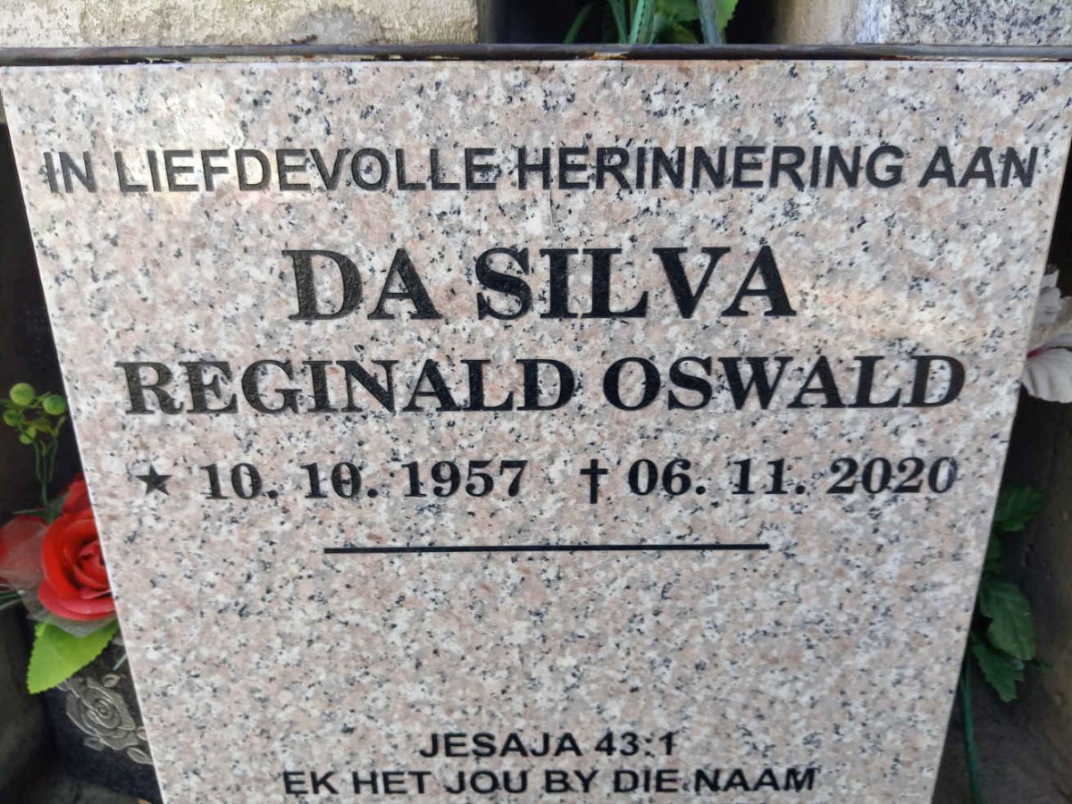 SILVA Reginald Oswald, da 1957-2020