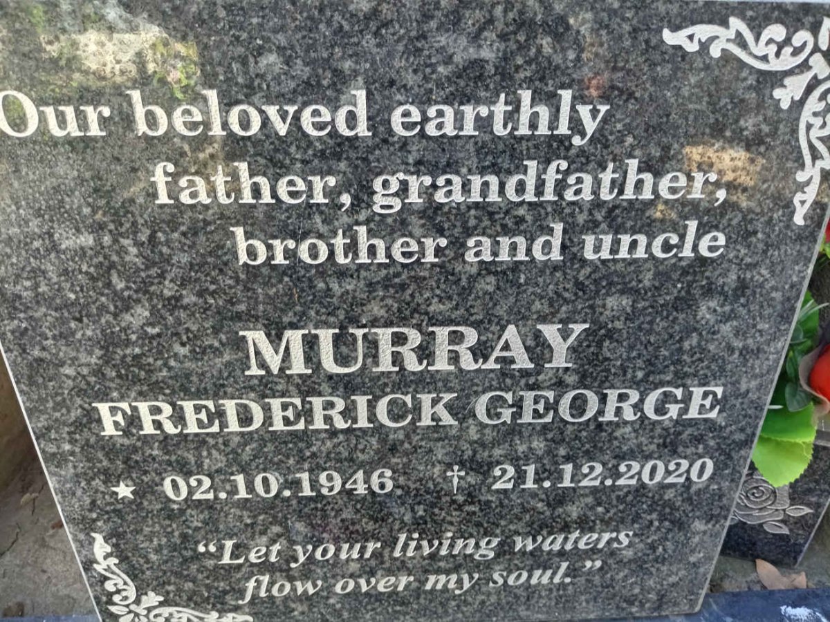 MURRAY Frederick George 1946-2020