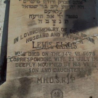 ELIAS Lewis  -1918