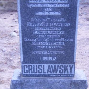 GRUSLAWSKY Siffra -1918