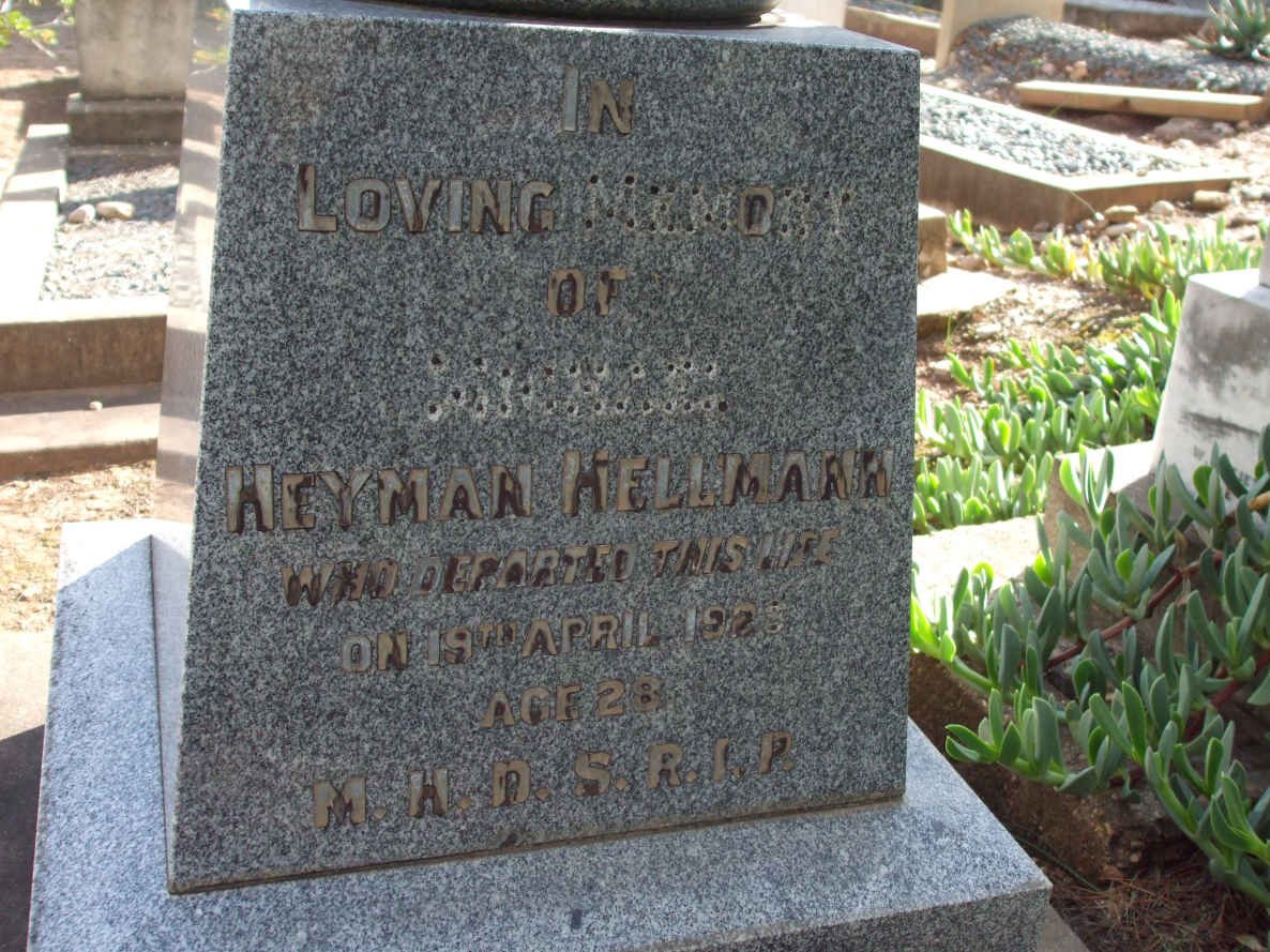 HELLMANN Michael Heyman  -1928 