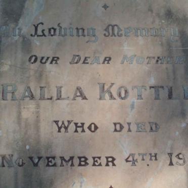 KOTTLER Ralla  -1925