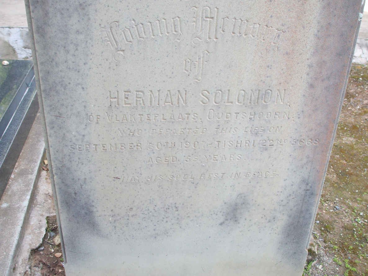 SOLOMON Herman -1907 