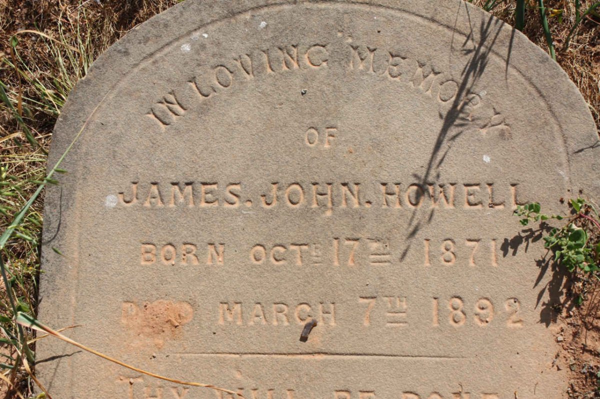 HOWELL James John 1871-1892
