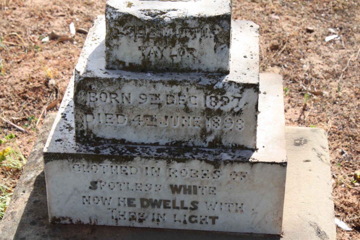 TAYLOR ? 1897-1898