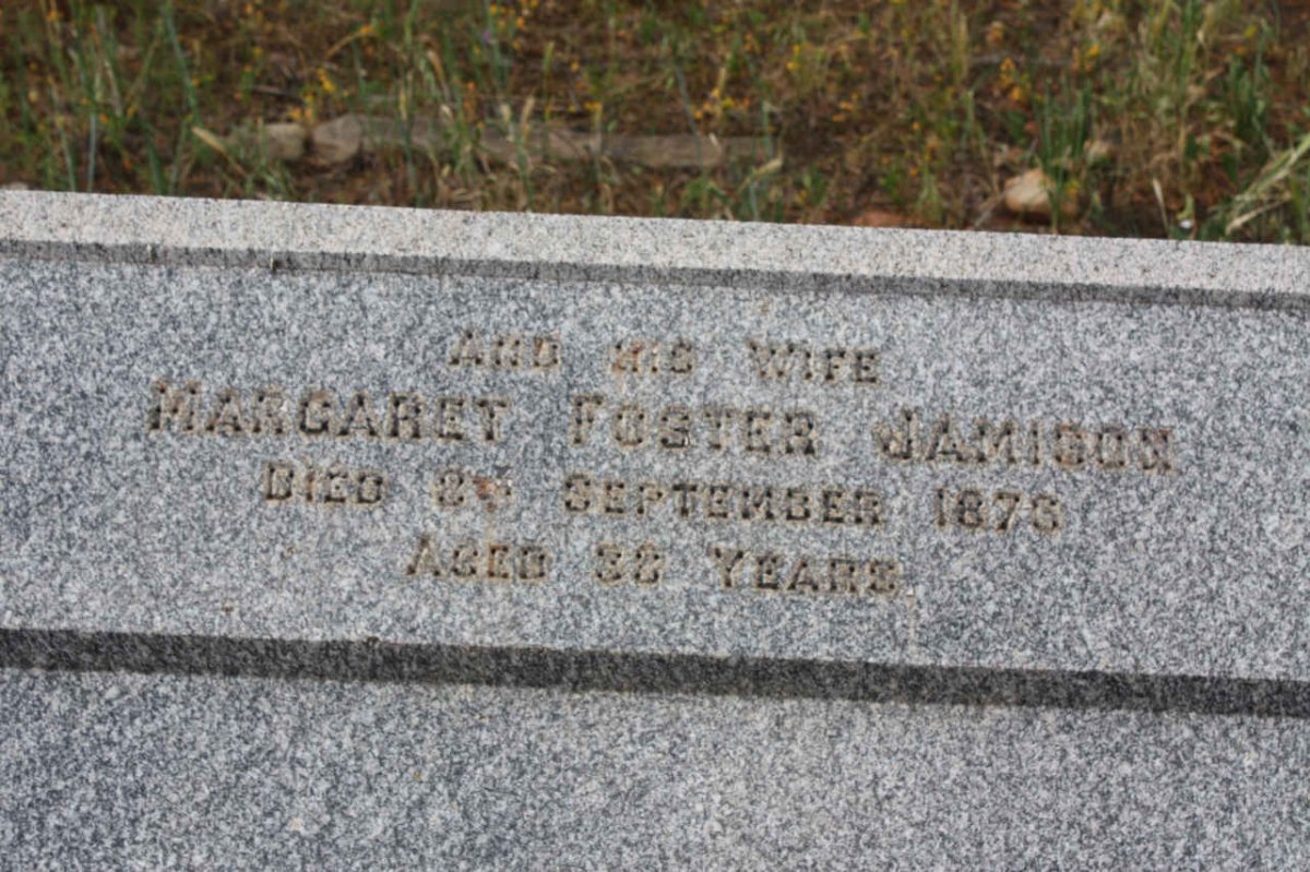 JAMISON Margaret Foster -1873