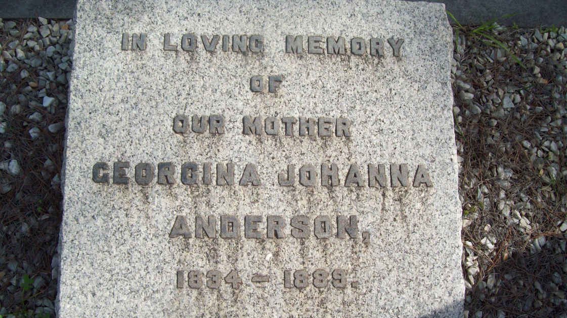 ANDERSON Georgina Johanna 1834-1889
