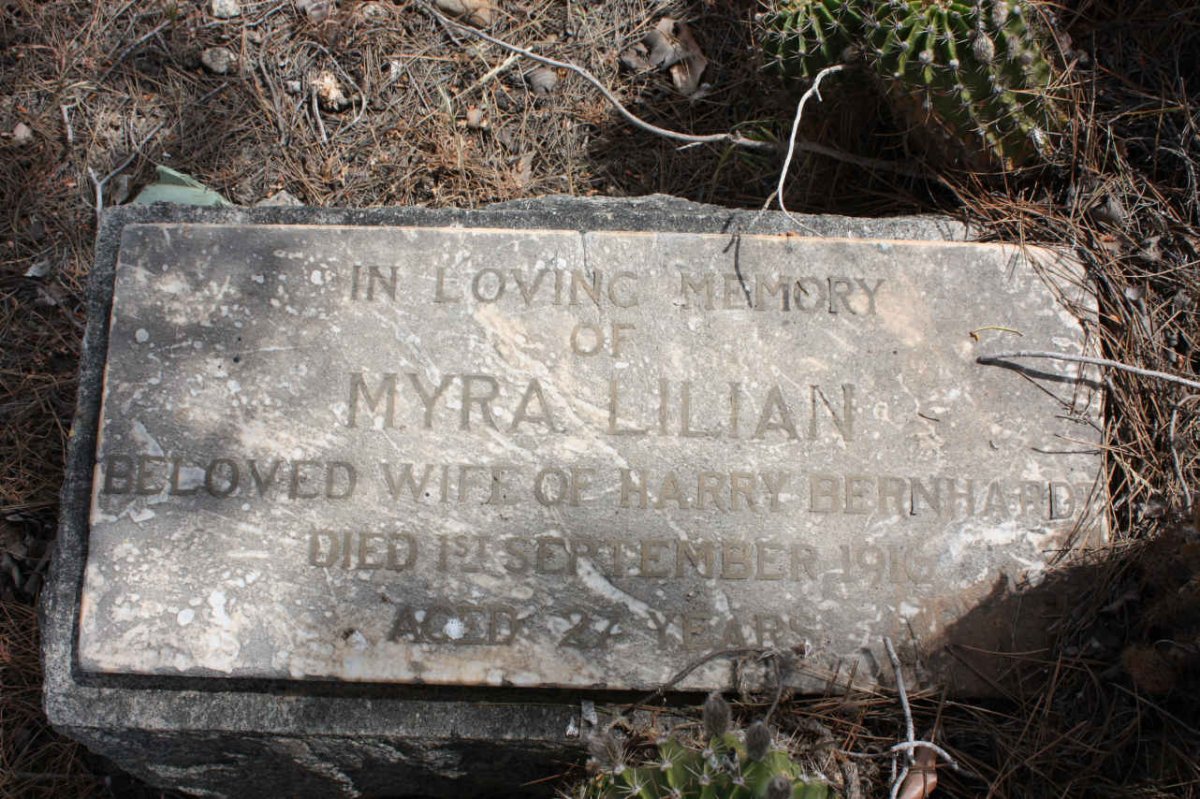 BERNHARDT Myra Lilian -1916