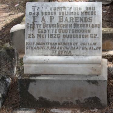BARENDS E.A.P.-1926