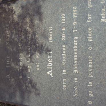 BRISTOW Albert 1918-1990 &amp; Ida ROSE -1998