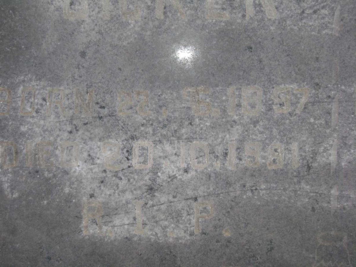 DICKER Jacoba H. 1897-1981