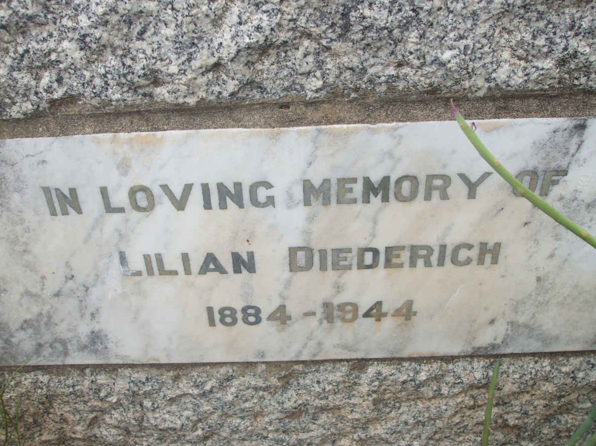 DIEDERICH Lilian 1884-1944