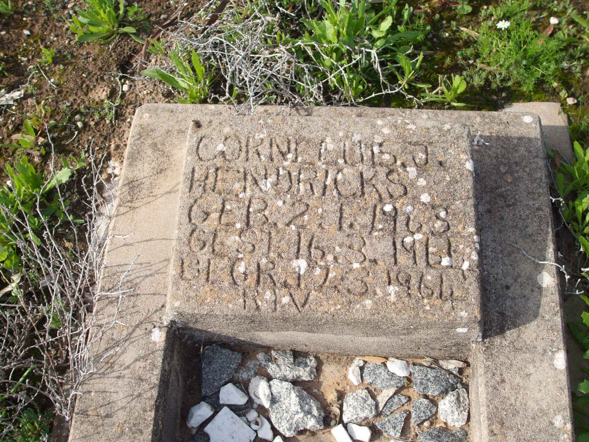 HENDRICKS Cornelius J. 1963-1964