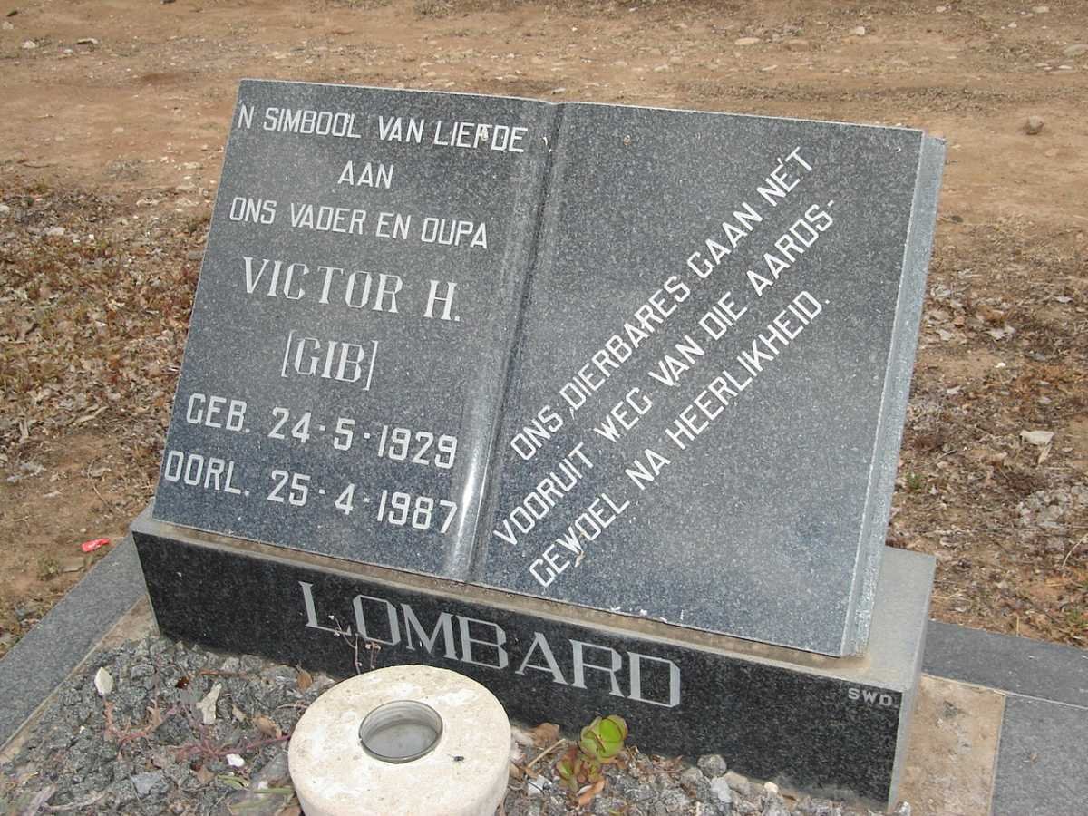 LOMBARD Victor H. 1929-1987