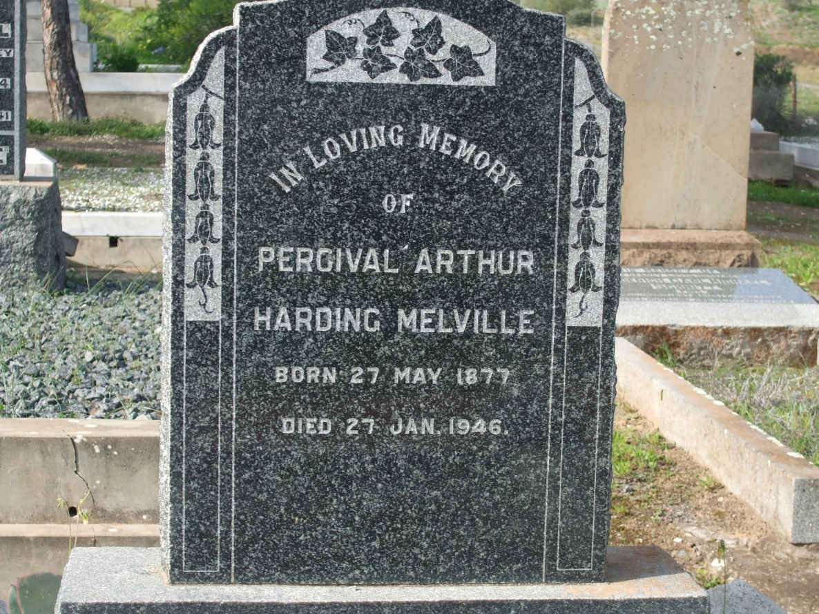 MELVILLE Percival Arthur Harding 1877-1946