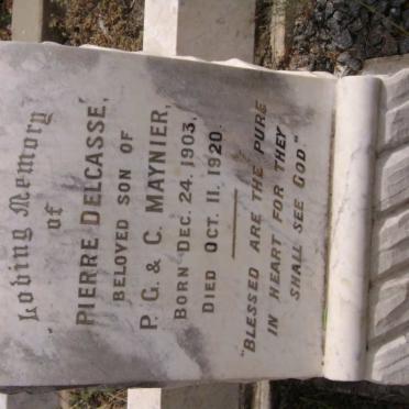 MAINIER Pierre Delcasse 1903-1920