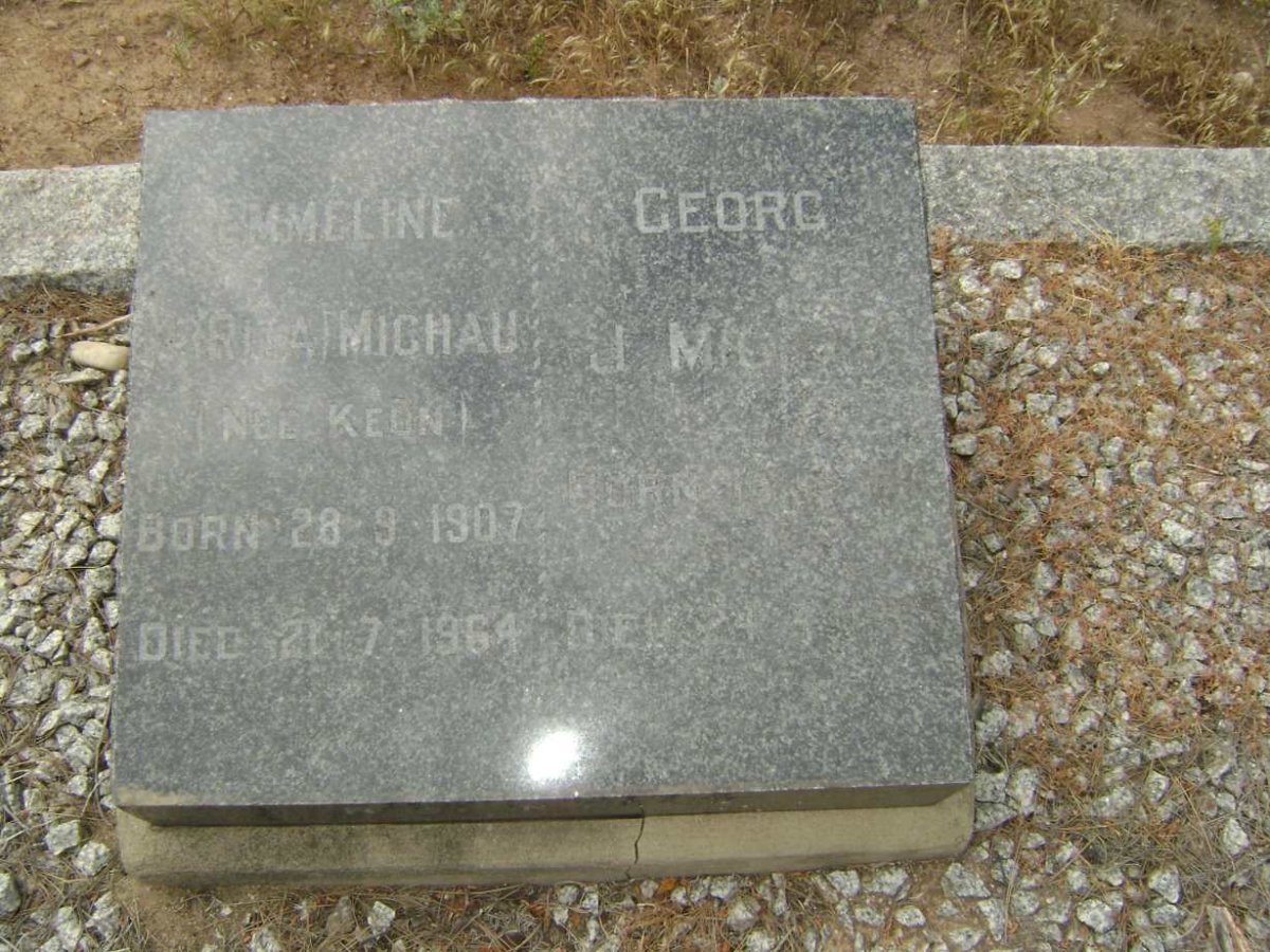 MICHAU Georg J. 1911-1963 &amp; Emmeline M. KEUN 1907-1964