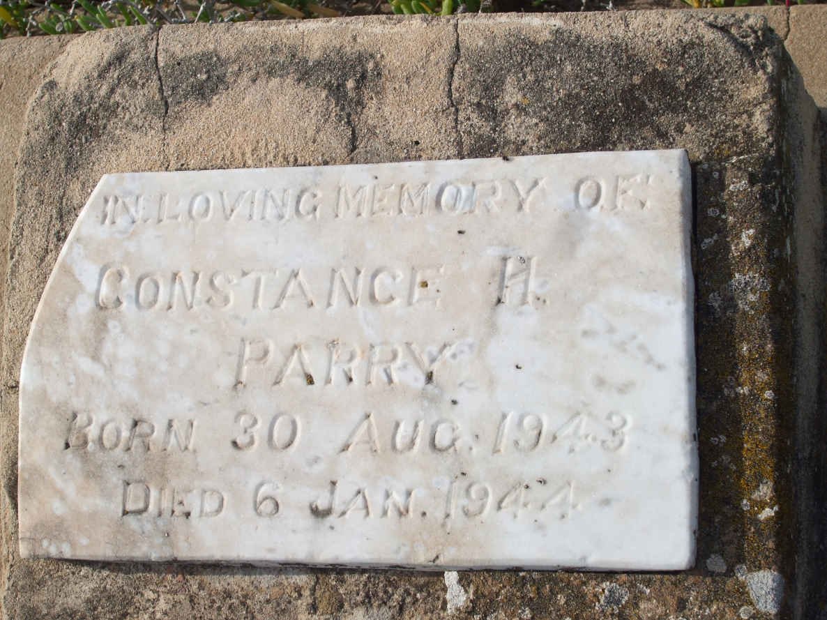 PARRY Constance H. 1943-1944