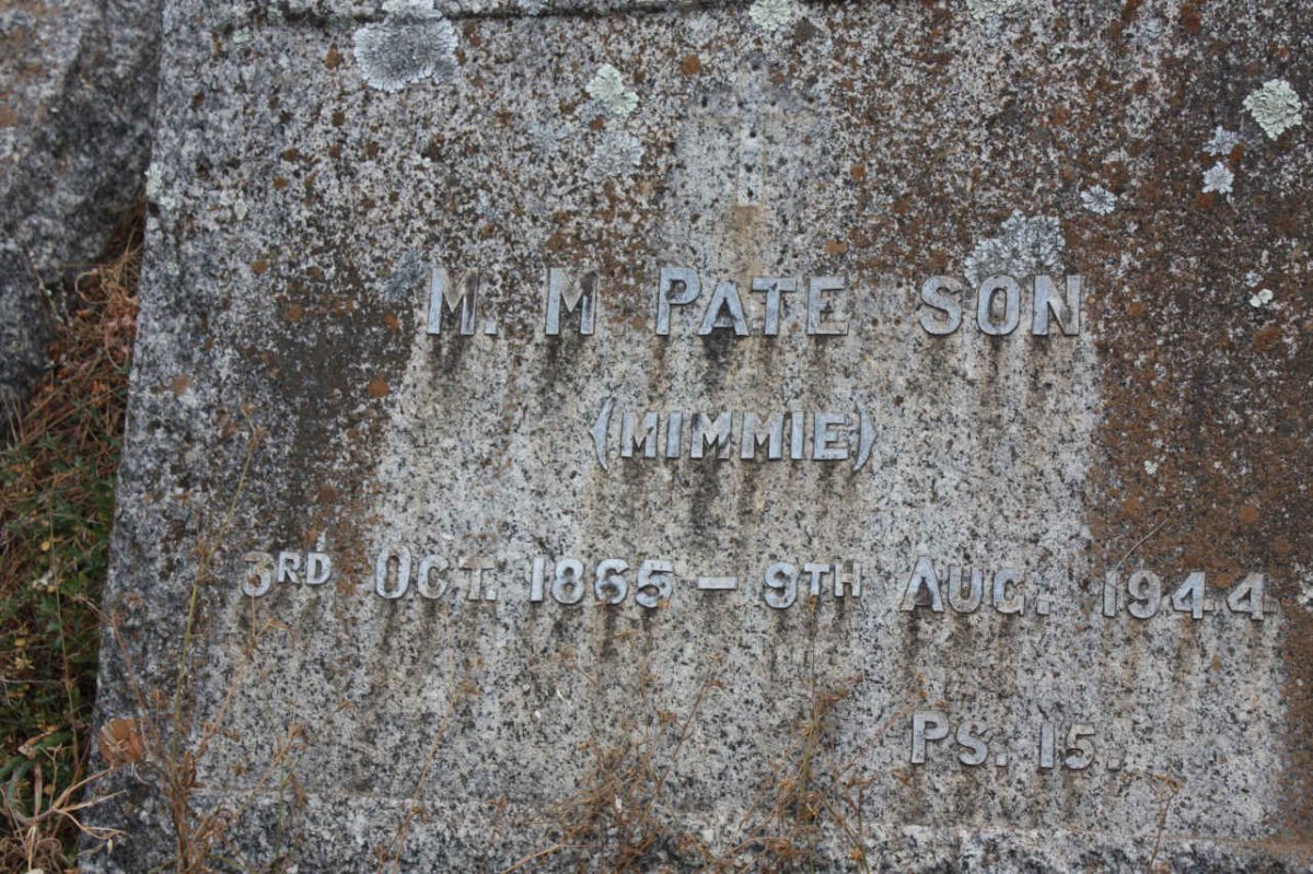 PATERSON M.M. 1865-1944