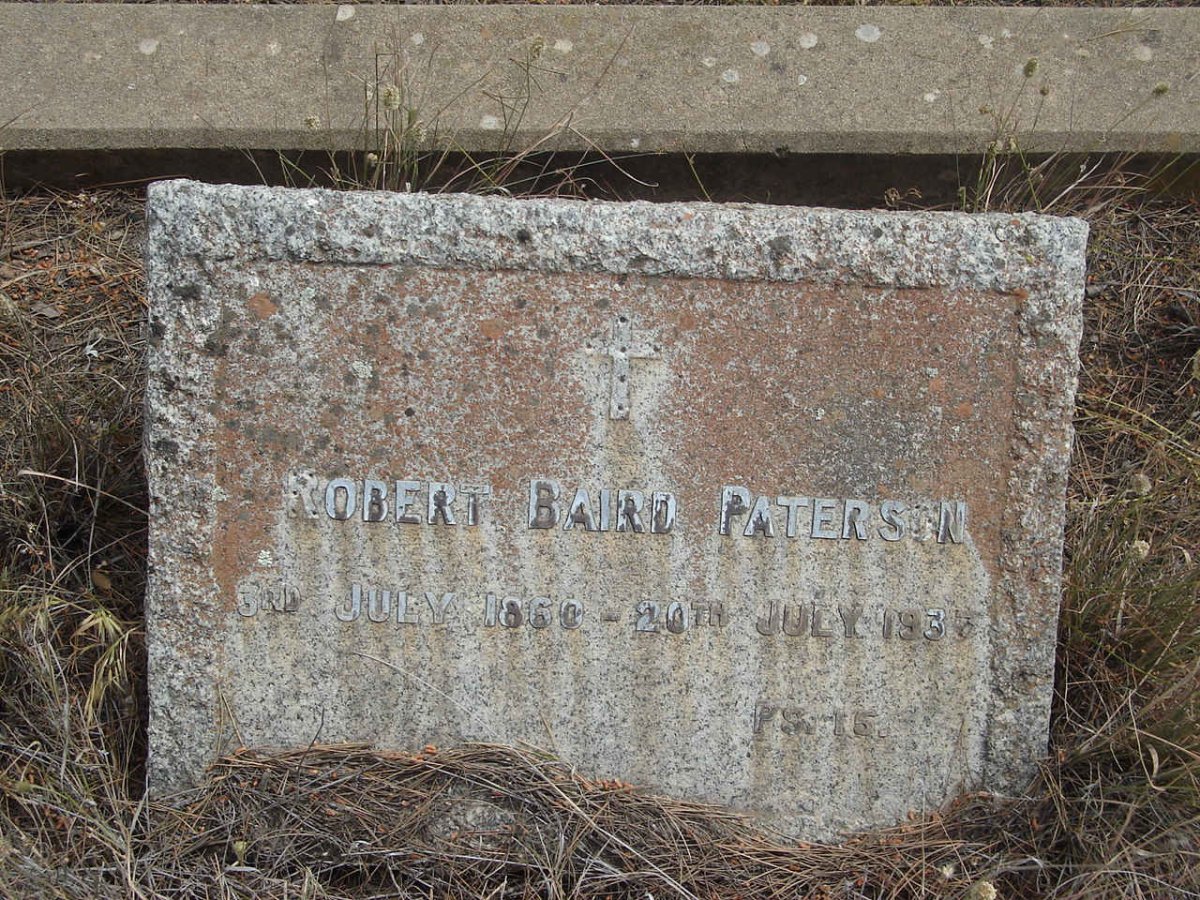 PATERSON Robert Baird 1860-1937