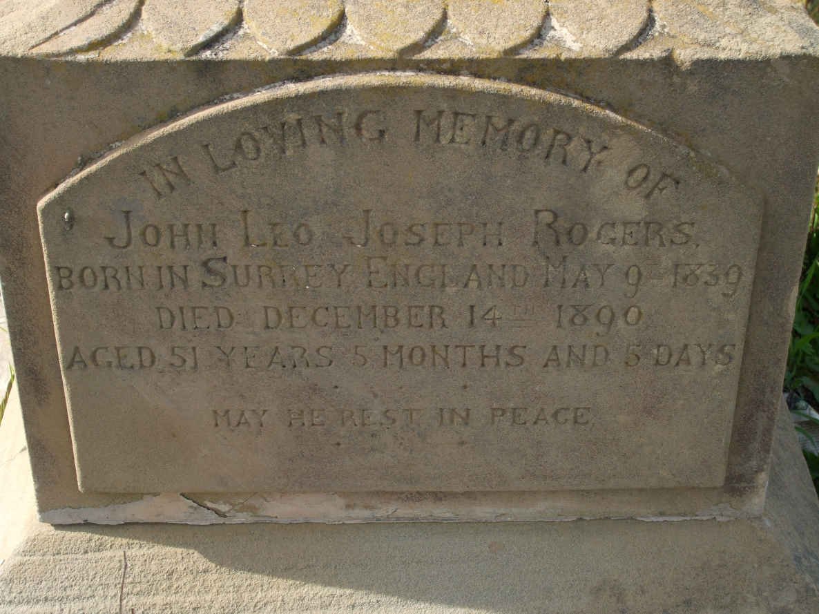 ROGERS John Leo Joseph 1839-1890