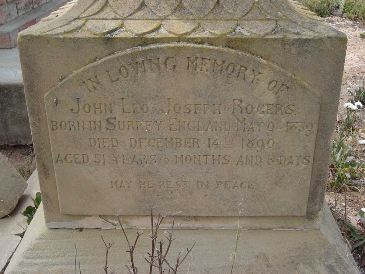 ROGERS John Leo Joseph 1839-1890