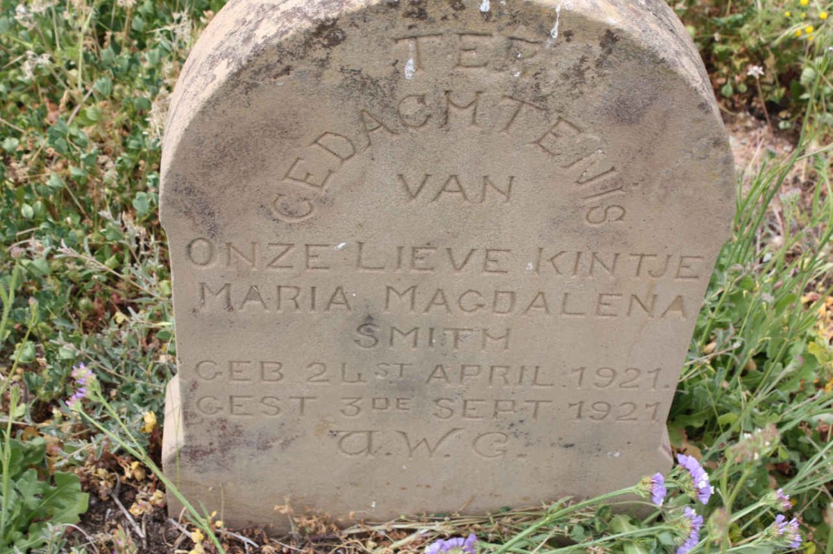 SMITH Maria Magdalena 1921-1921