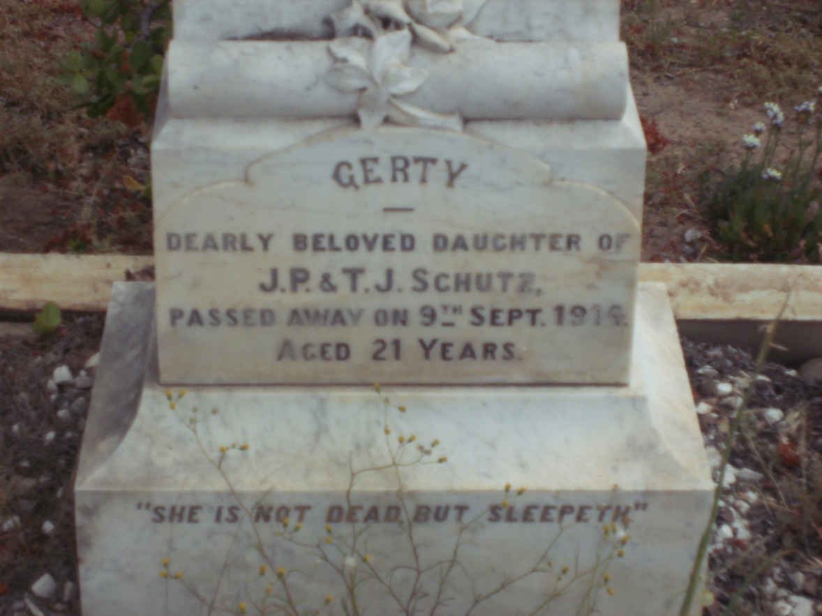 SCHUTZ Gerty -1914