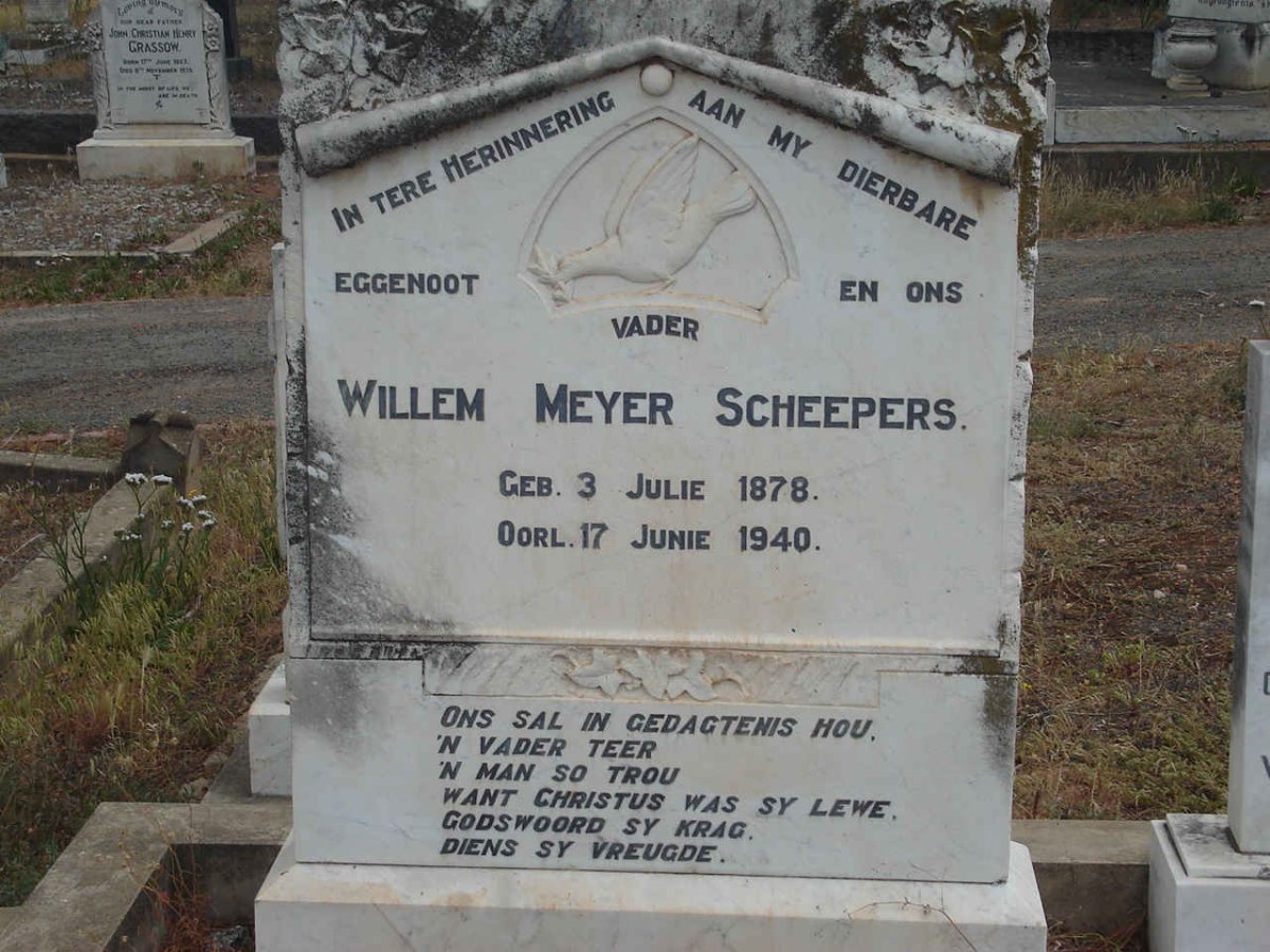 SCHEEPERS Willem Meyer 1878-1940