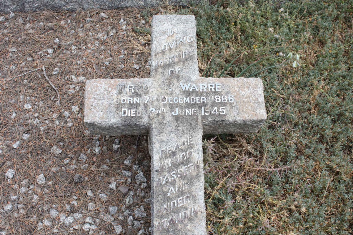 WARREN Fred 1886-1945