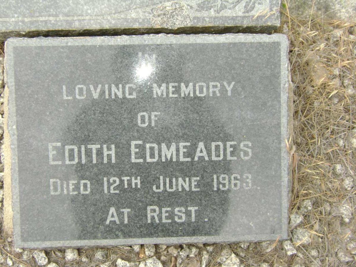 EDMEADES Edith -1963