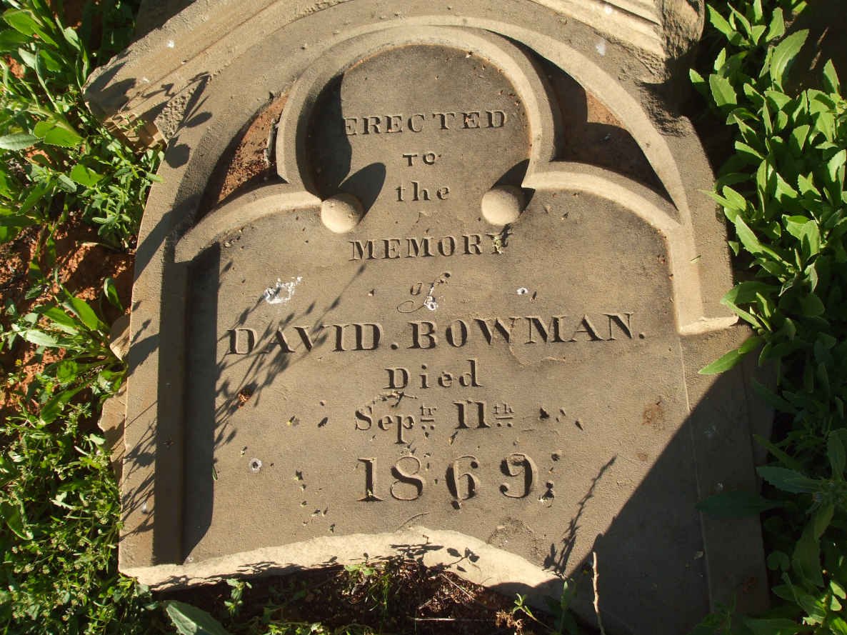 BOWMAN David  -1869