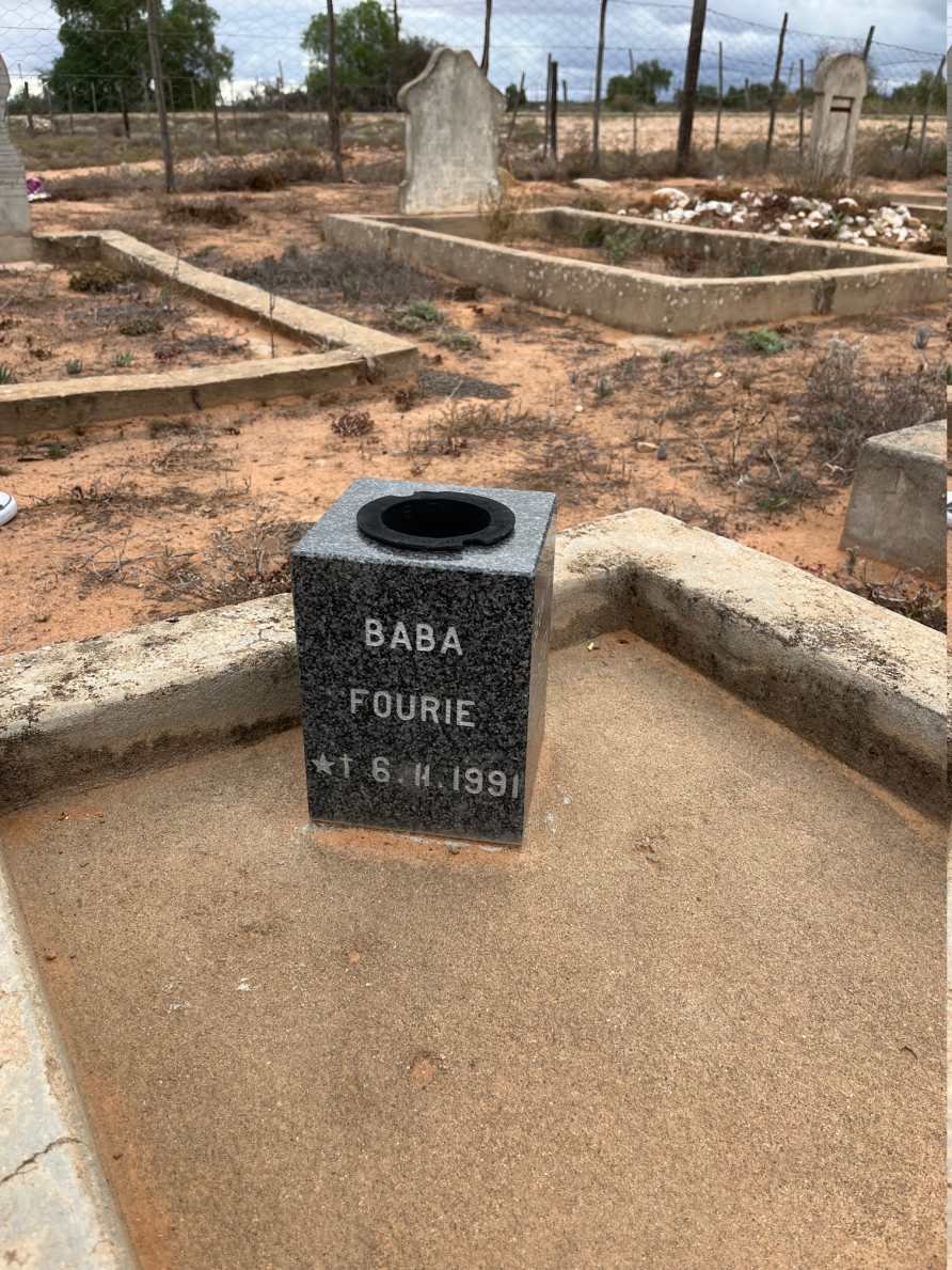 FOURIE Baba 1991-1991