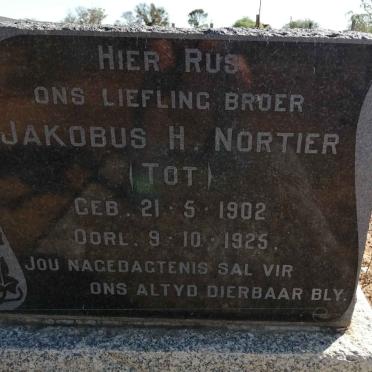 NORTIER Jakobus H. 1902-1925