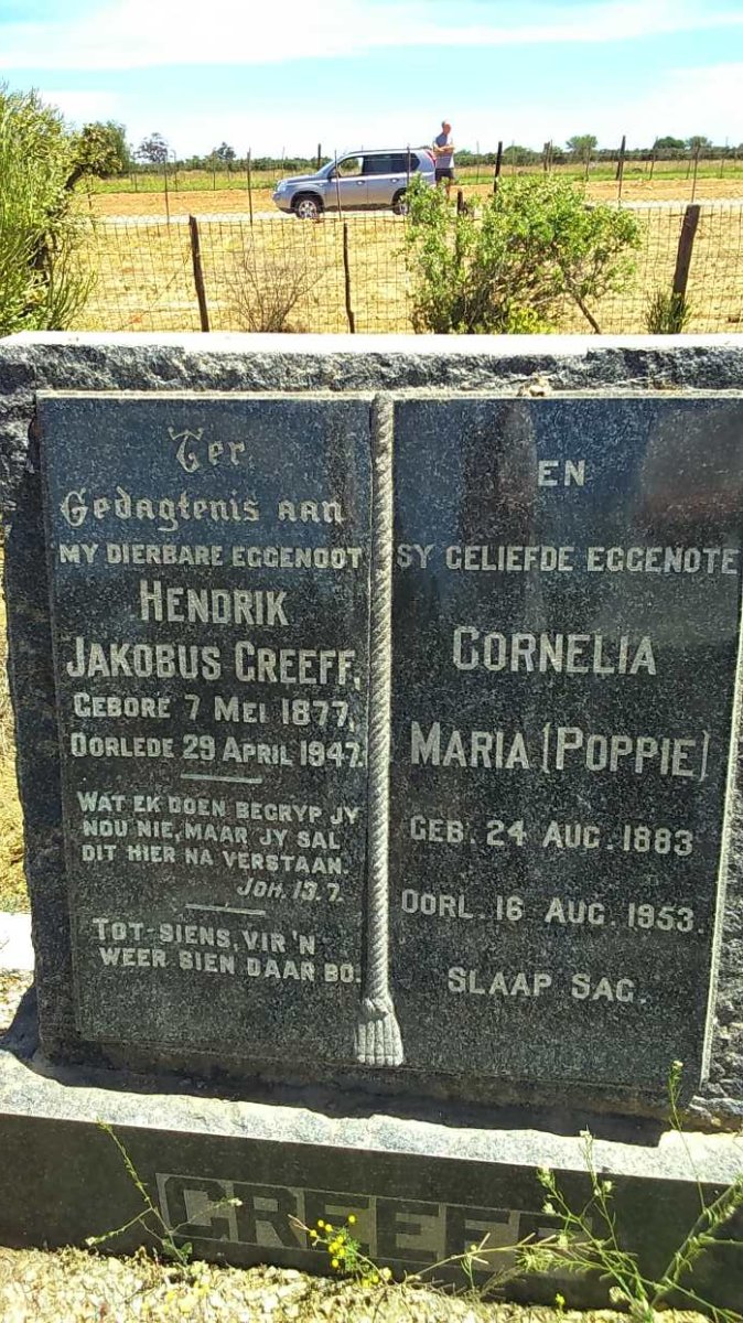 GREEFF Hendrik Jakobus 1877-1947 &amp; Cornelia Maria 1883-1953