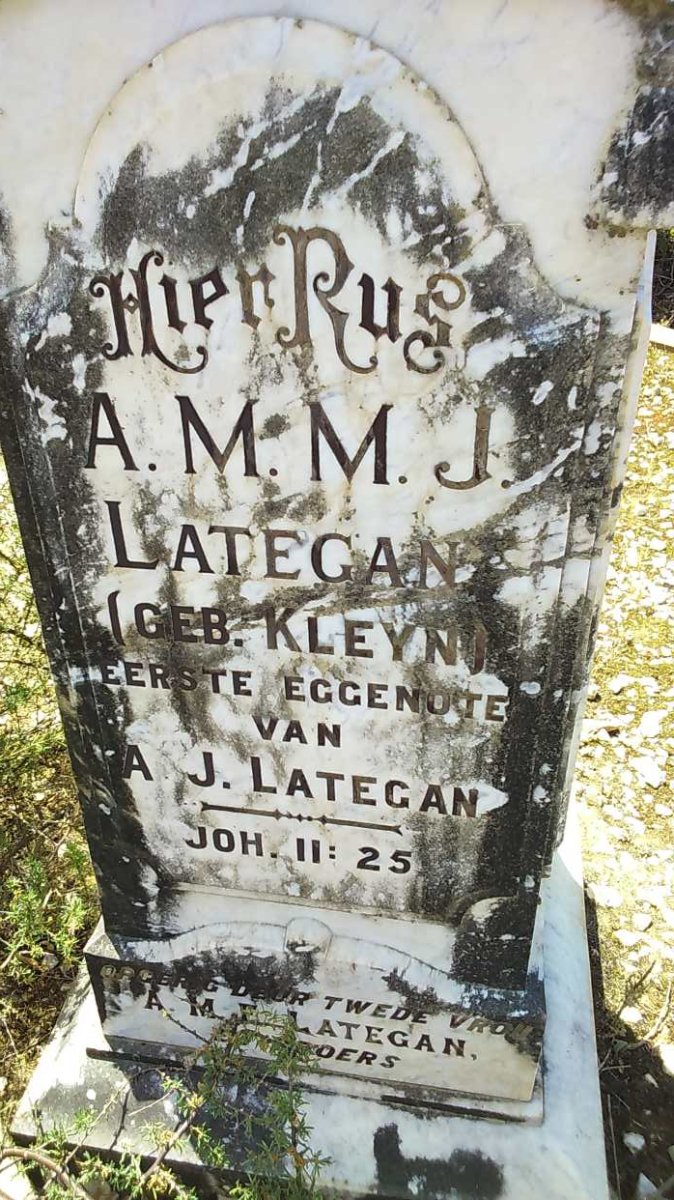 LATEGAN A.M.M.J. nee KLEYN