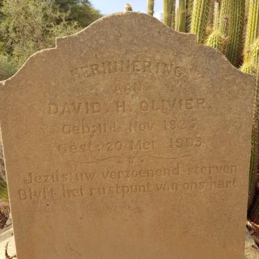 OLIVIER David H. 1825-1903