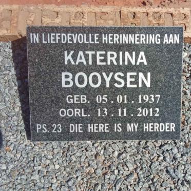 BOOYSEN Katerina 1937-2012