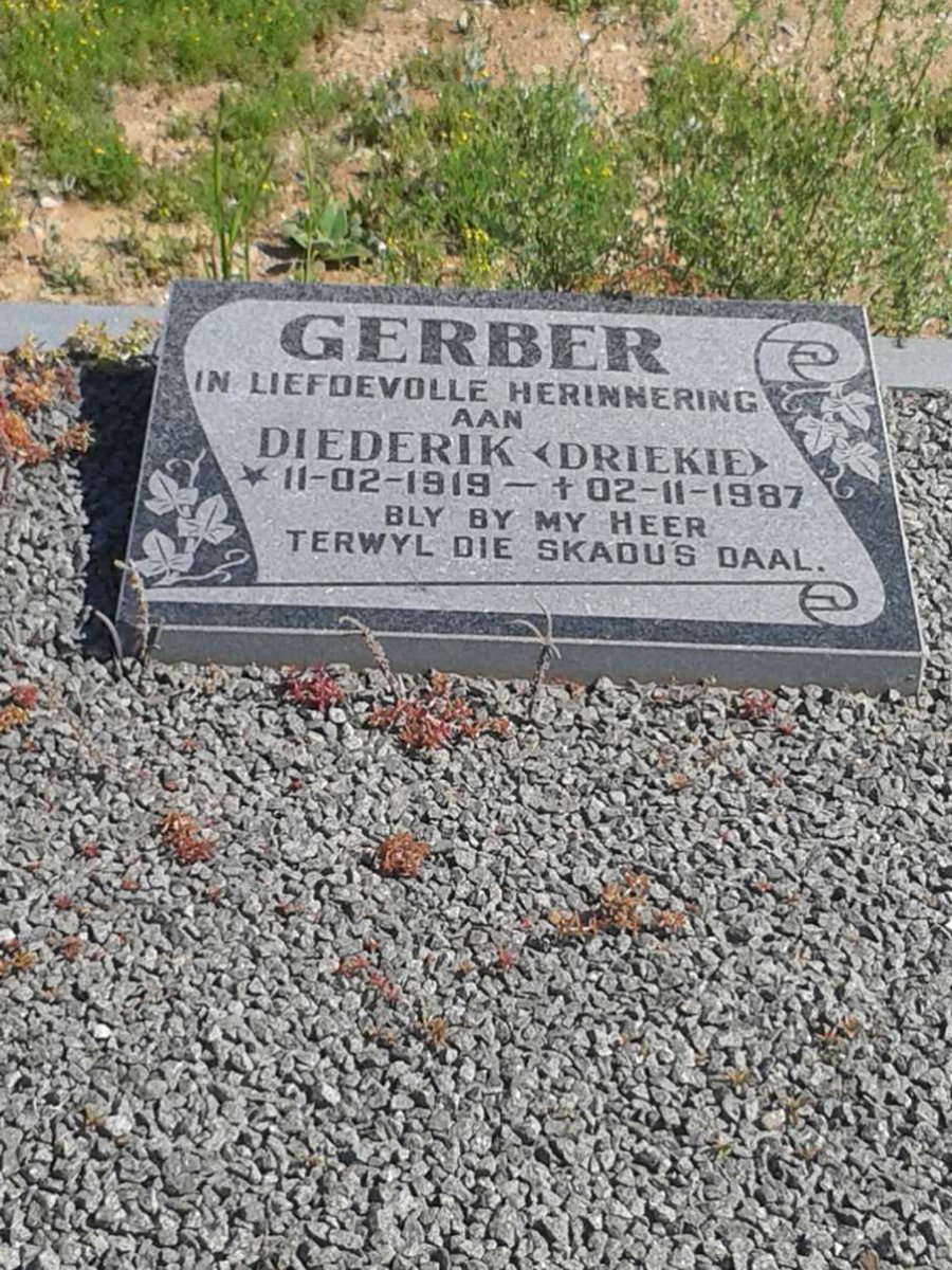 GERBER Diederik 1919-1987