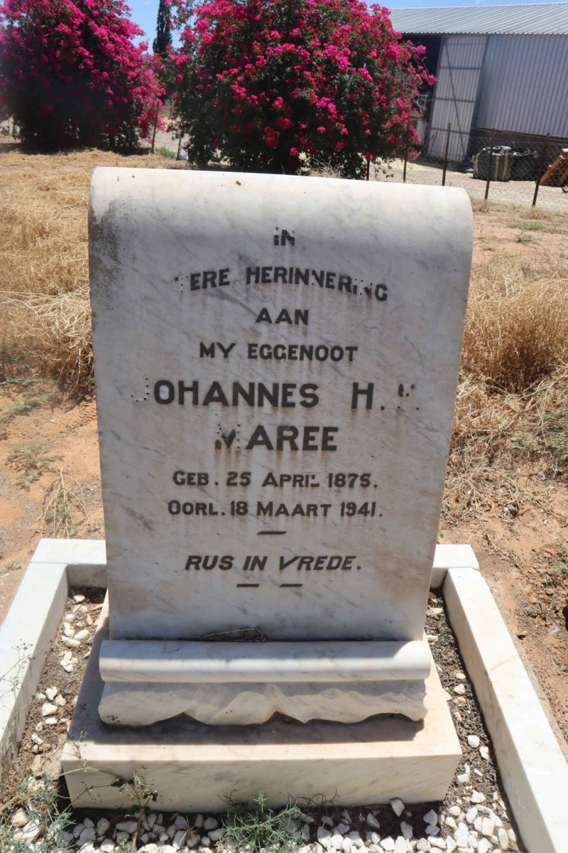 MAREE Johannes H.?. 1875-1941