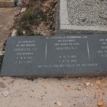 ELLIS Martinus C. 1915-1992 &amp; Cornelia J.P. BOSMAN 1910-1957 :: ELLIS Maria C. nee TERBLANCHE 1935-