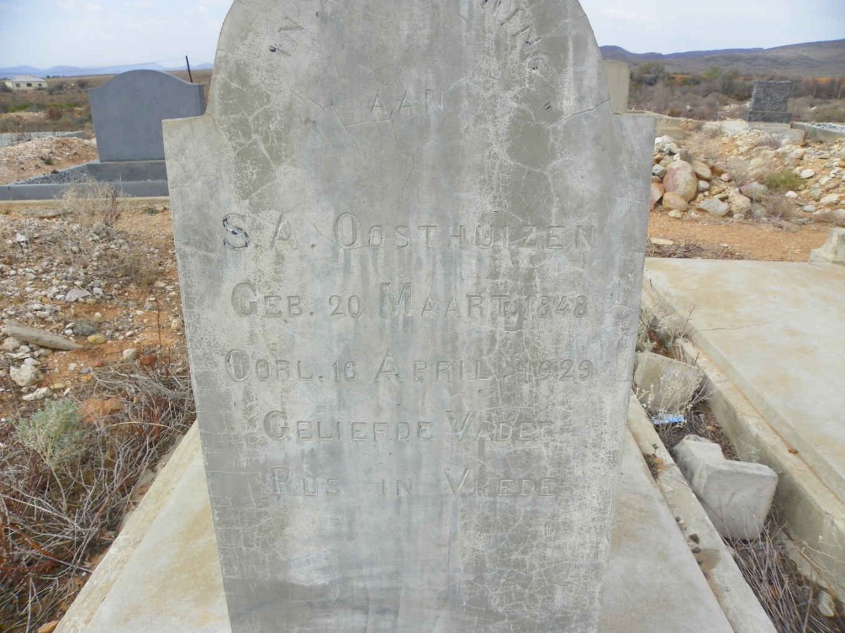OOSTHUIZEN S.A. 1848-1929