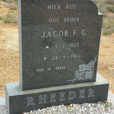 RHEEDER Jacob F.G. 1925-1964