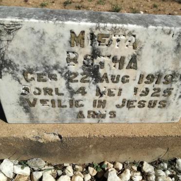 BOTHA Mieta 1919-1925