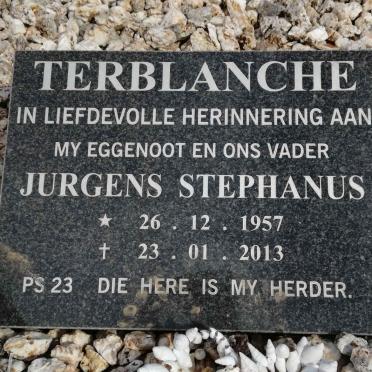 TERBLANCHE Jurgens Stephanus 1957-2013