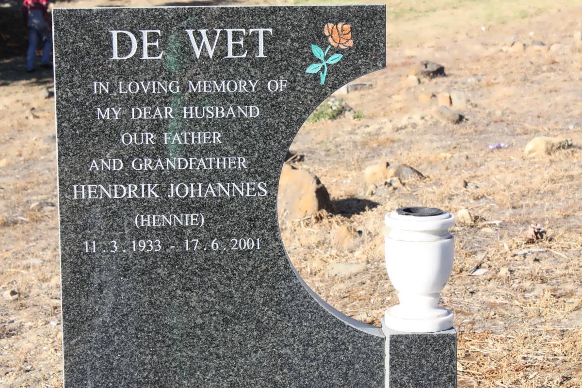 WET Hendrik Johannes, de 1933-2001