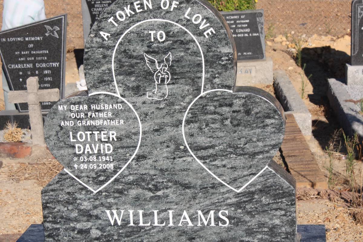 WILLIAMS Lotter David 1941-2008