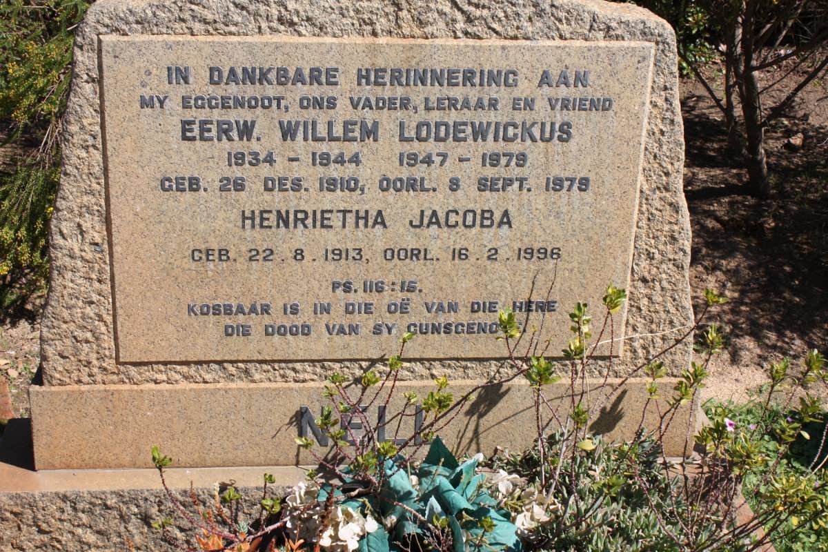 NELL Willem Lodewickus 1910-1979 &amp; Henrietha Jacoba 1913-1996