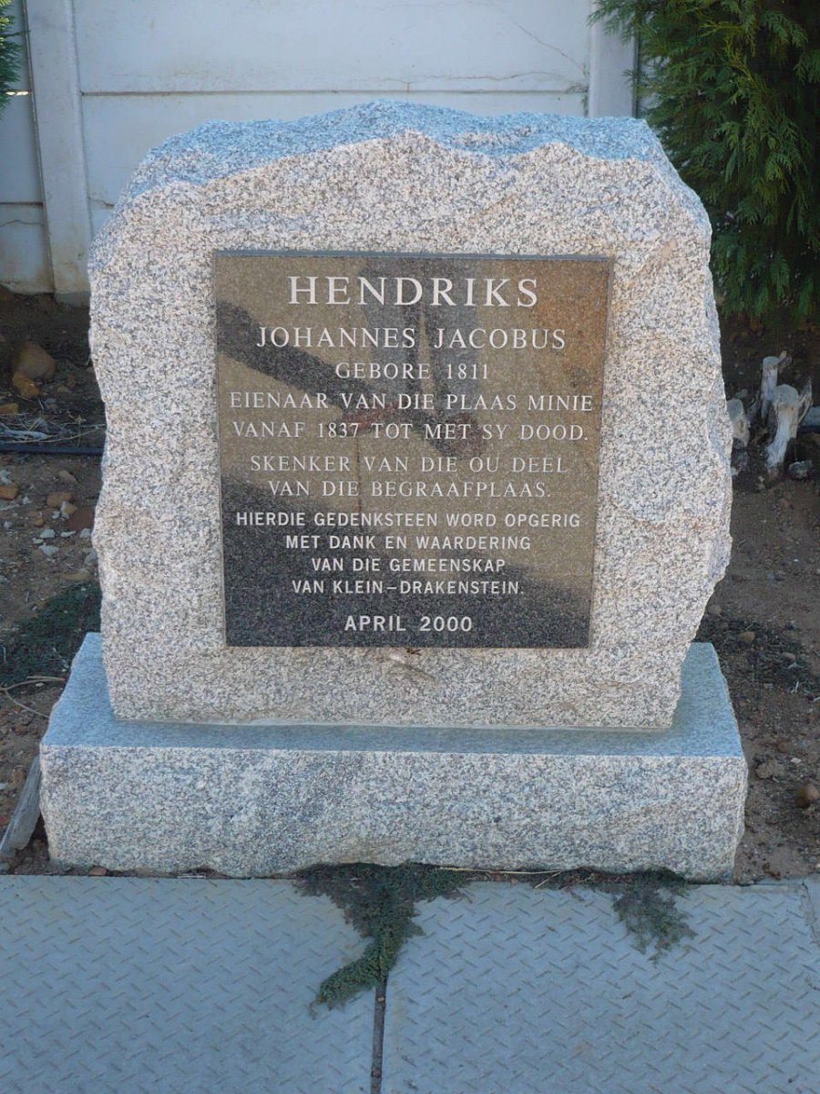 HENDRIKS Johannes Jacobus 1811-