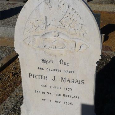 MARAIS Pieter J. 1853-1936